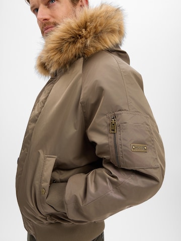 HUGO Between-season jacket 'Brako' in Brown