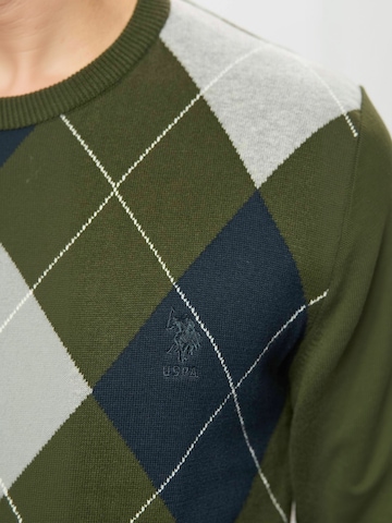 U.S. POLO ASSN. Svetr ' UMDelvin ' – zelená