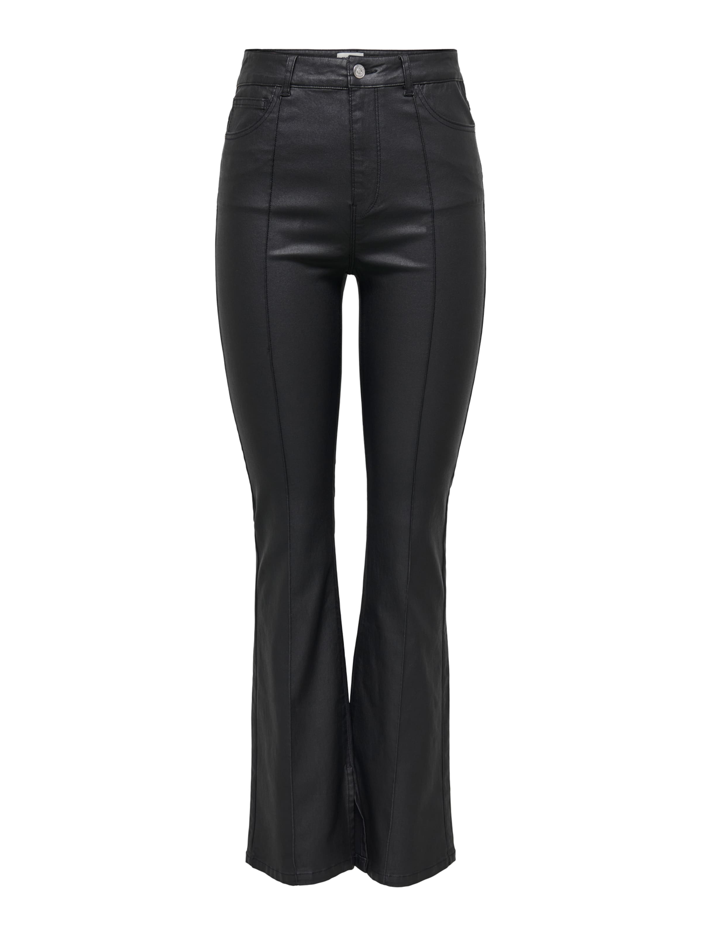 ONLY - Acampanado Pantalón 'ONLGOSH' en negro: frente