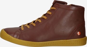 Softinos Lace-Up Ankle Boots in Brown