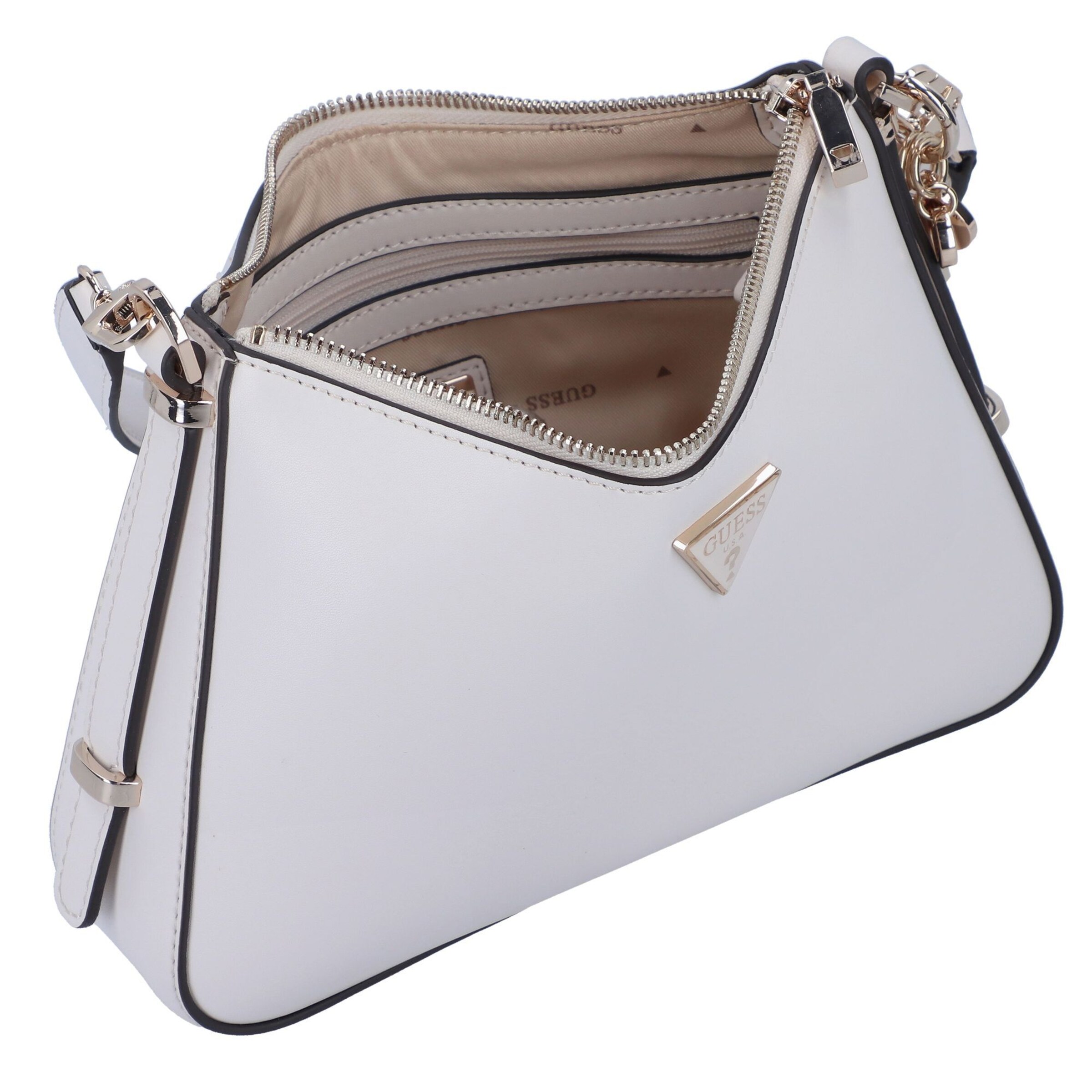 Borsa a spalla 'Daryna II' di GUESS in bianco