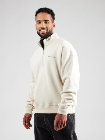 Sweat-shirt 'TIMELESS' Abercrombie & Fitch en beige : devant