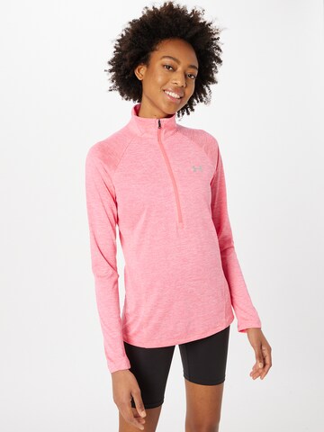 UNDER ARMOUR Functioneel shirt in Roze: voorkant