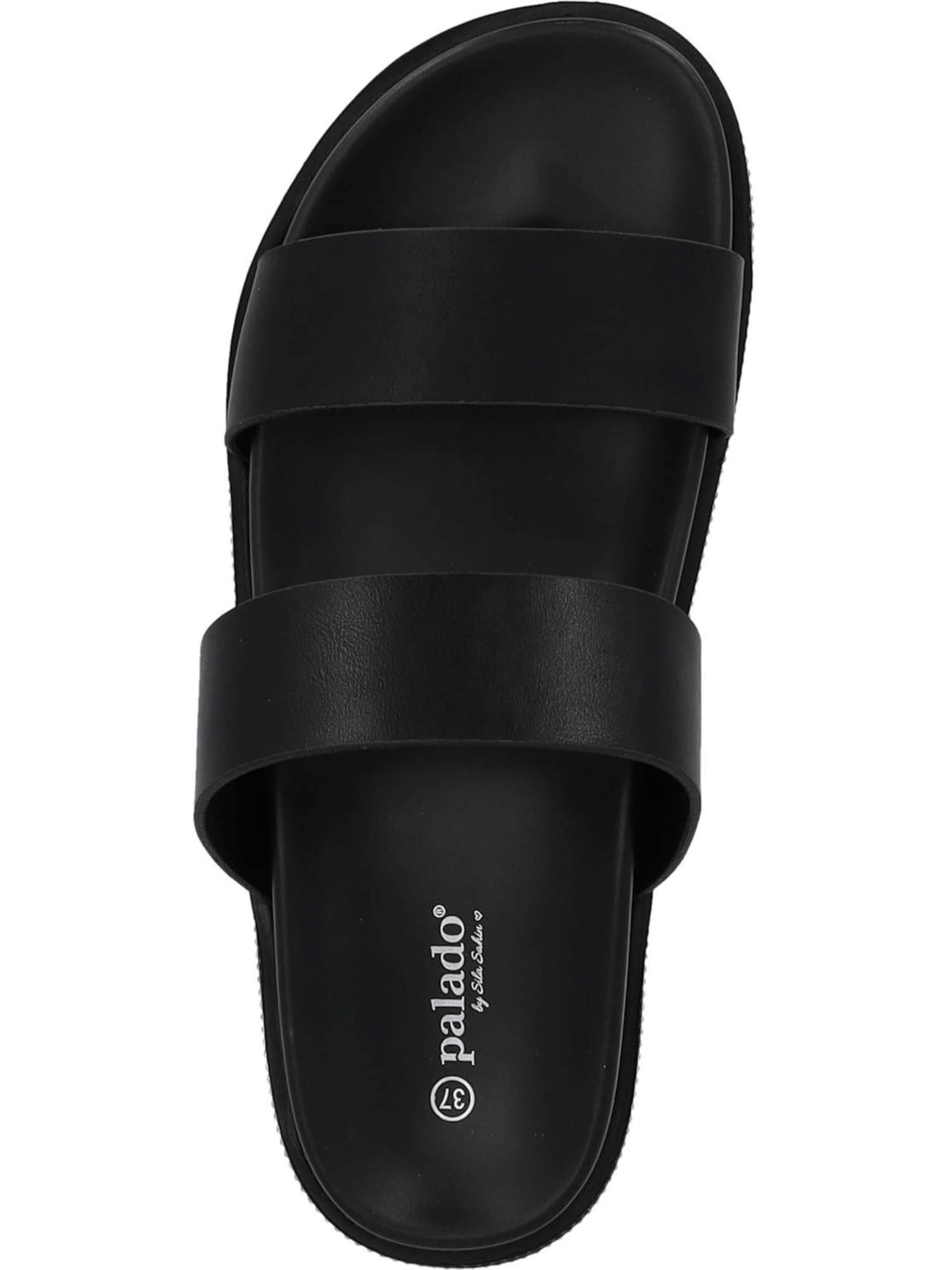 Palado by Sila Sahin Pantolette 'Ulie' in Schwarz