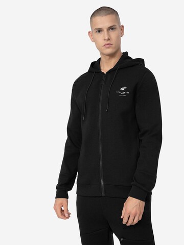 4F Sportsweatjacke 'M265' in Schwarz: predná strana