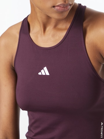 ADIDAS PERFORMANCE Αθλητικό τοπ 'Techfit' σε κόκκινο