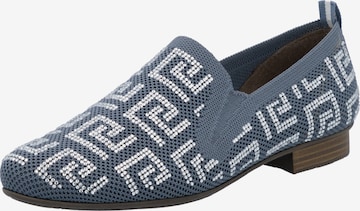 Rieker Classic Flats in Blue: front