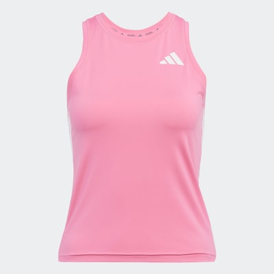 ADIDAS PERFORMANCE Sporttop in pink / weiß, Produktansicht
