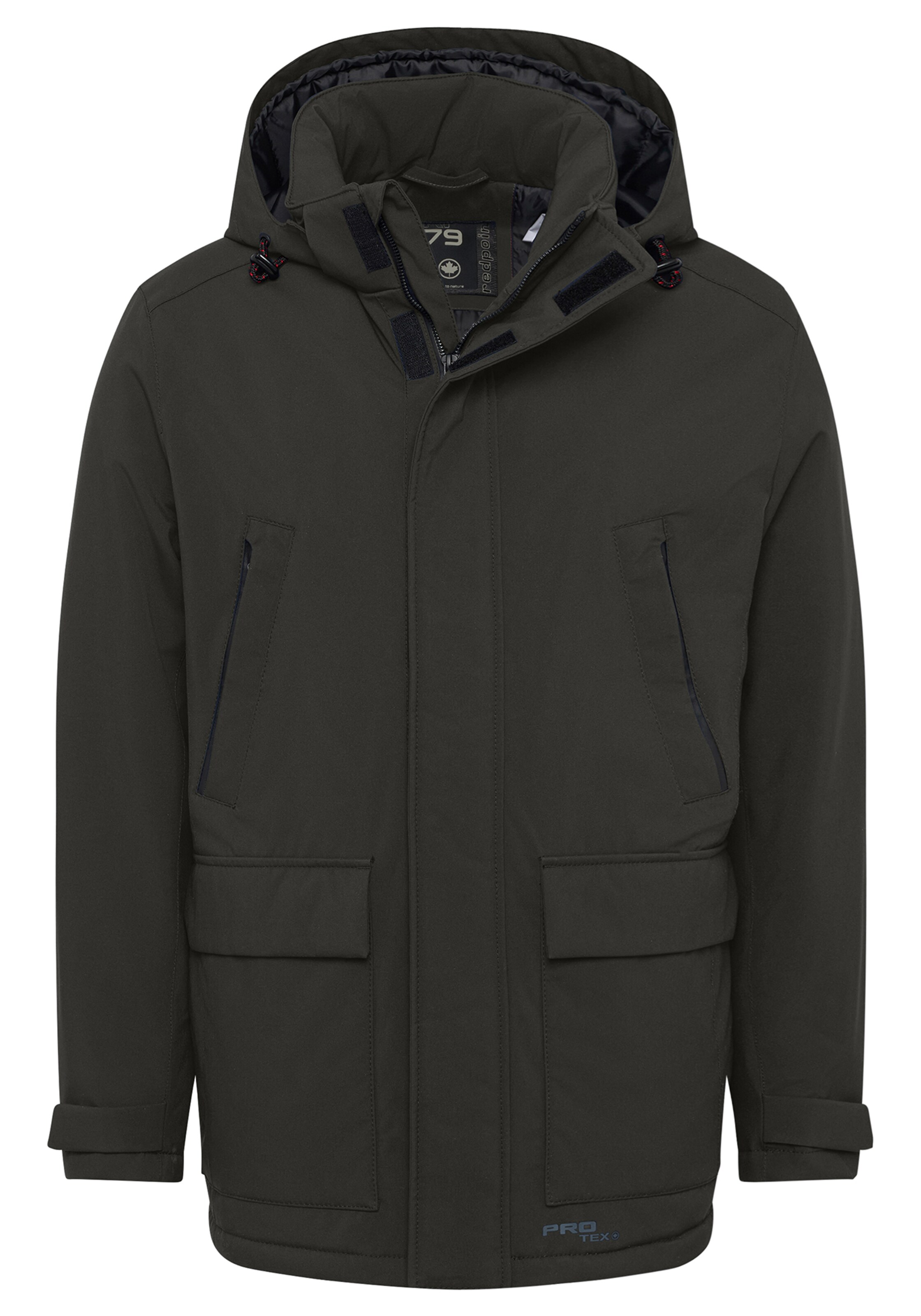 REDPOINT Winter Parka 'LEWIS' in Green: front