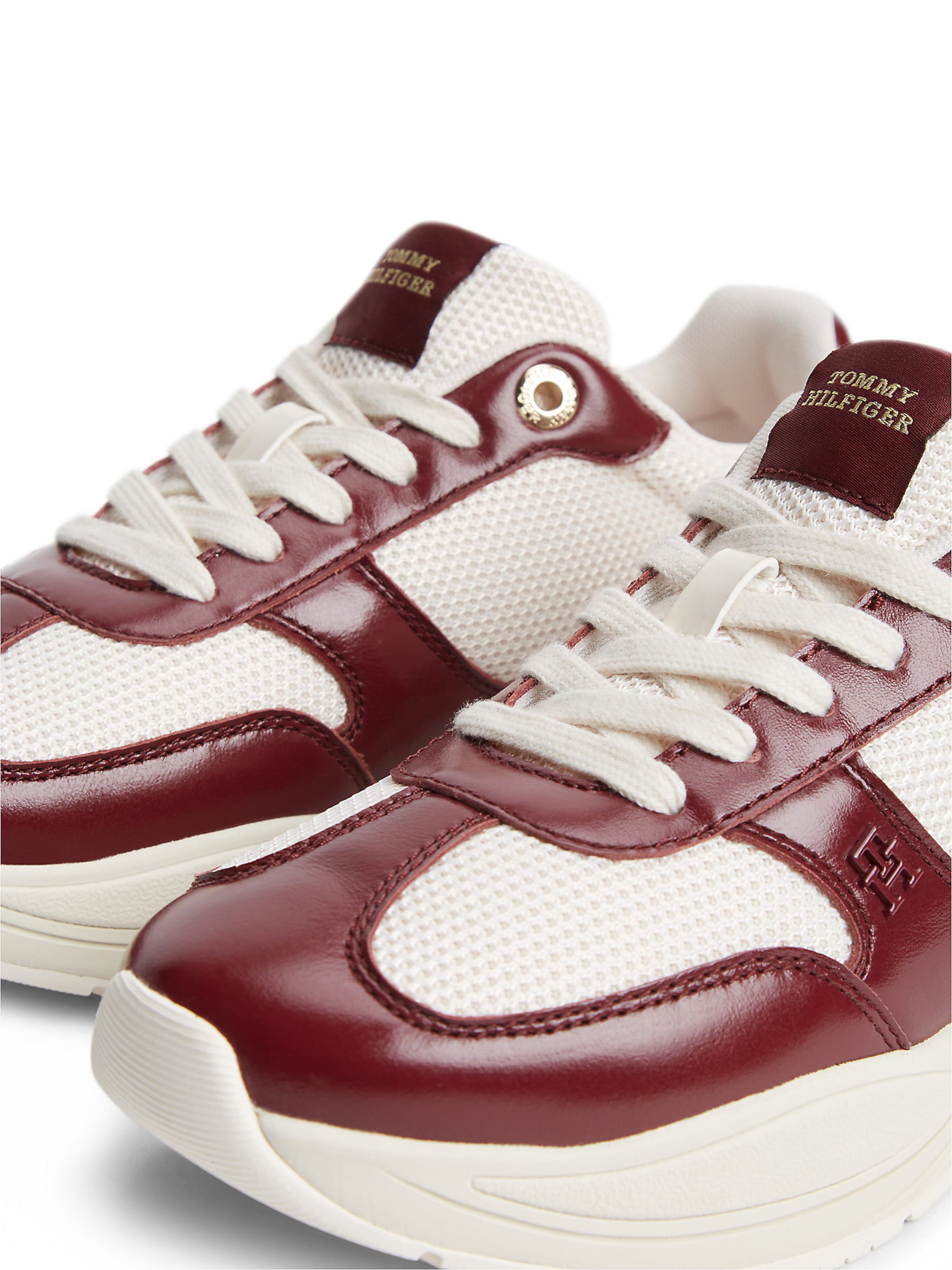 Baskets basses TOMMY HILFIGER en rouge