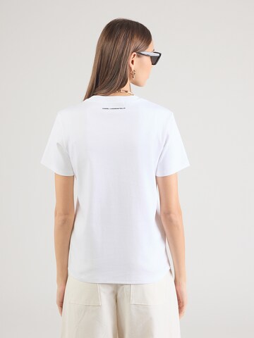 Karl Lagerfeld Paita 'Ikon' värissä valkoinen