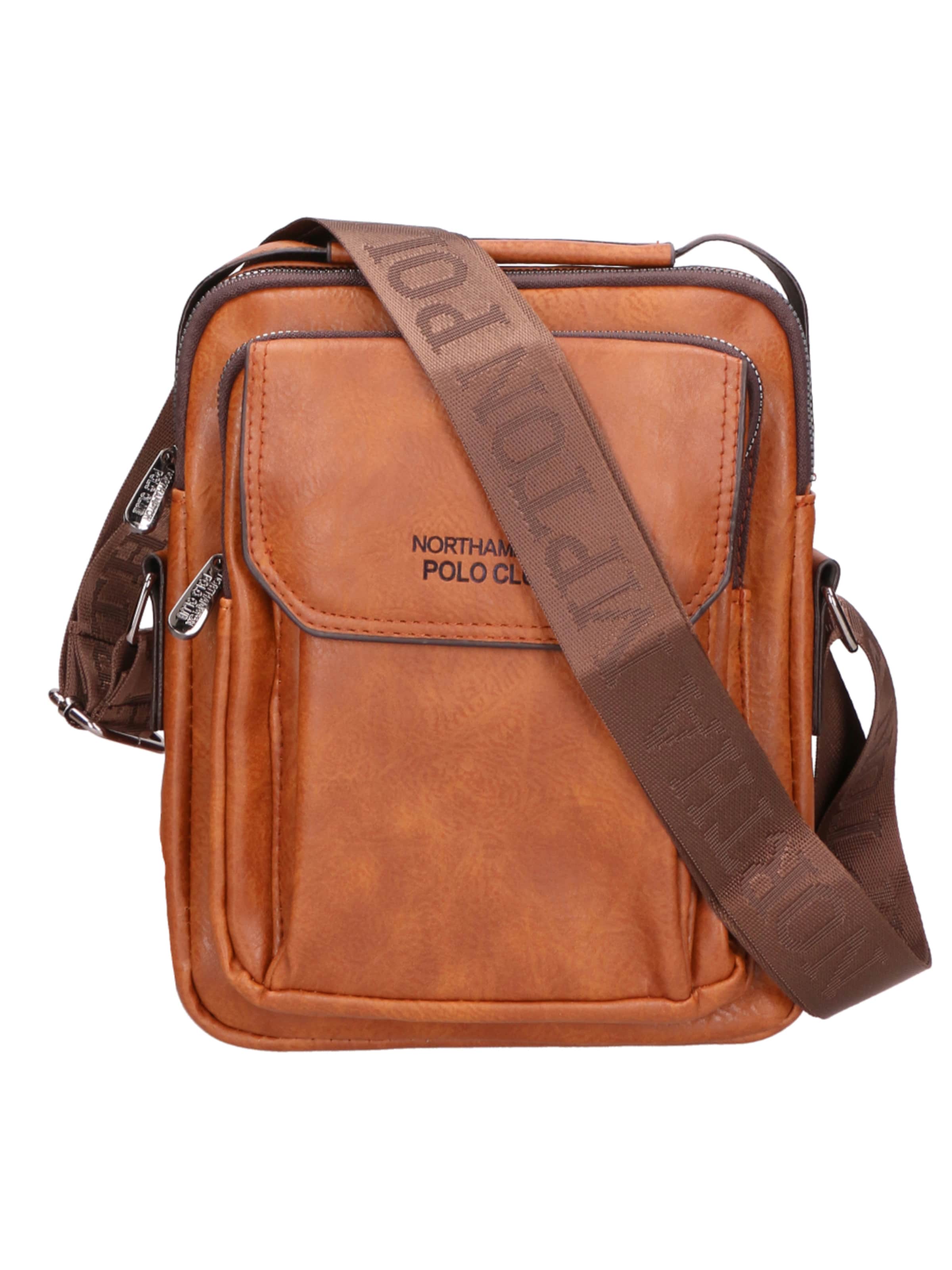Borsa a tracolla di Northampton Polo Club in marrone