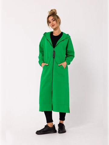 made of emotion - Sudadera en verde: frente
