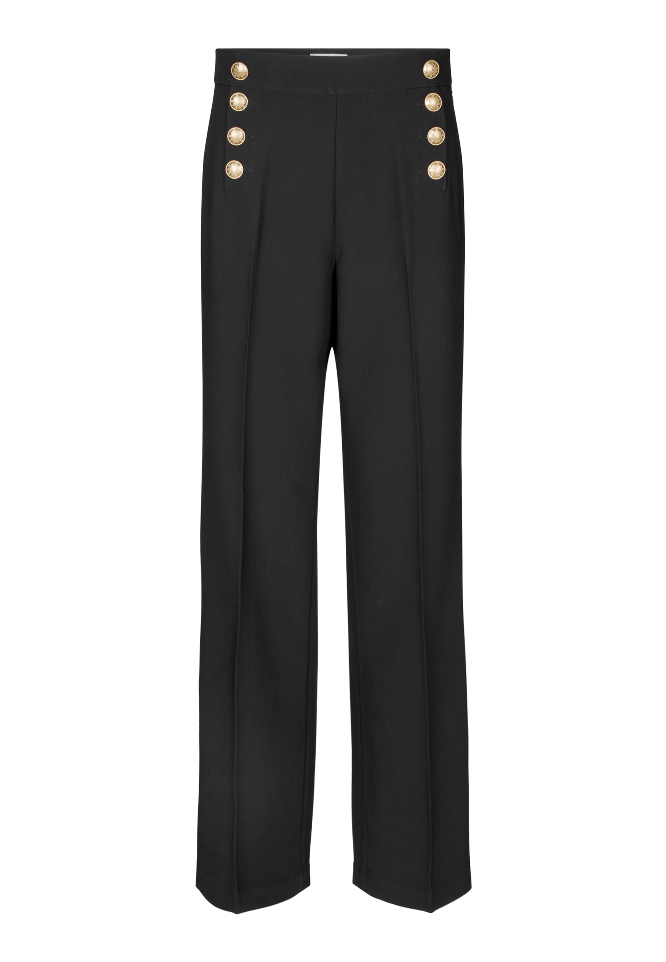 Dea Kudibal Regular Trousers 'Isobeldea' in Black: front