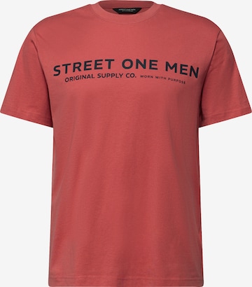 Street One MEN T-Shirt in Rot: Vorderseite