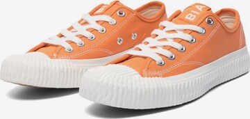 Baskets basses Bianco en orange