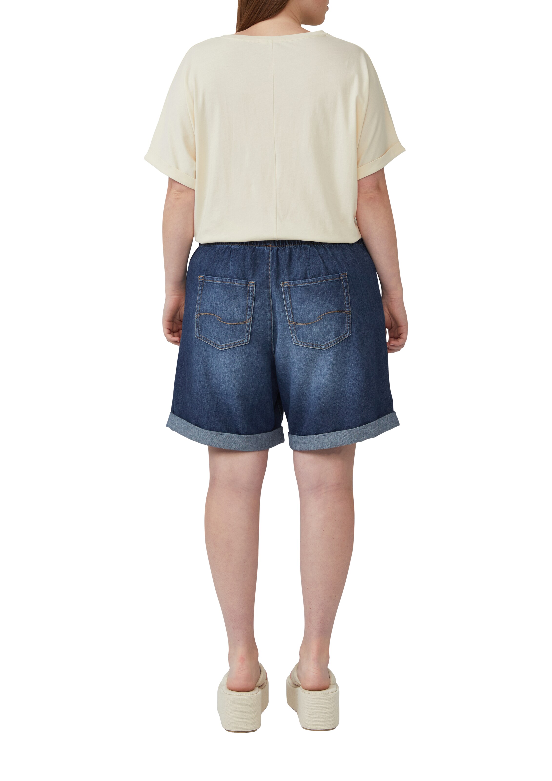 Wide Leg Jean QS en bleu