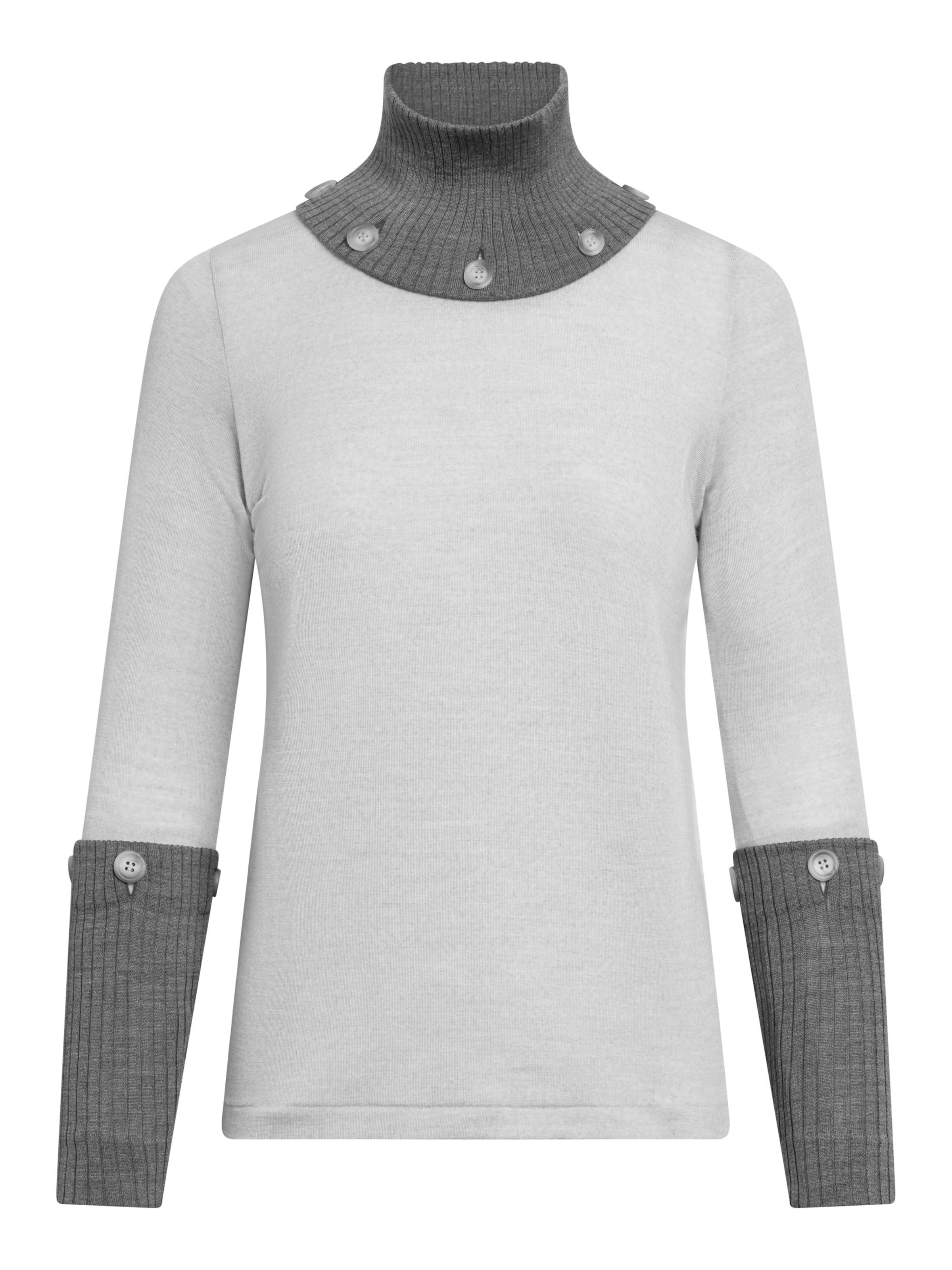 TOOche Sweater 'Cozy Grace' in Grey: front