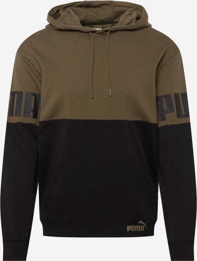 PUMA Sportska sweater majica u tamno zelena / crna, Pregled proizvoda