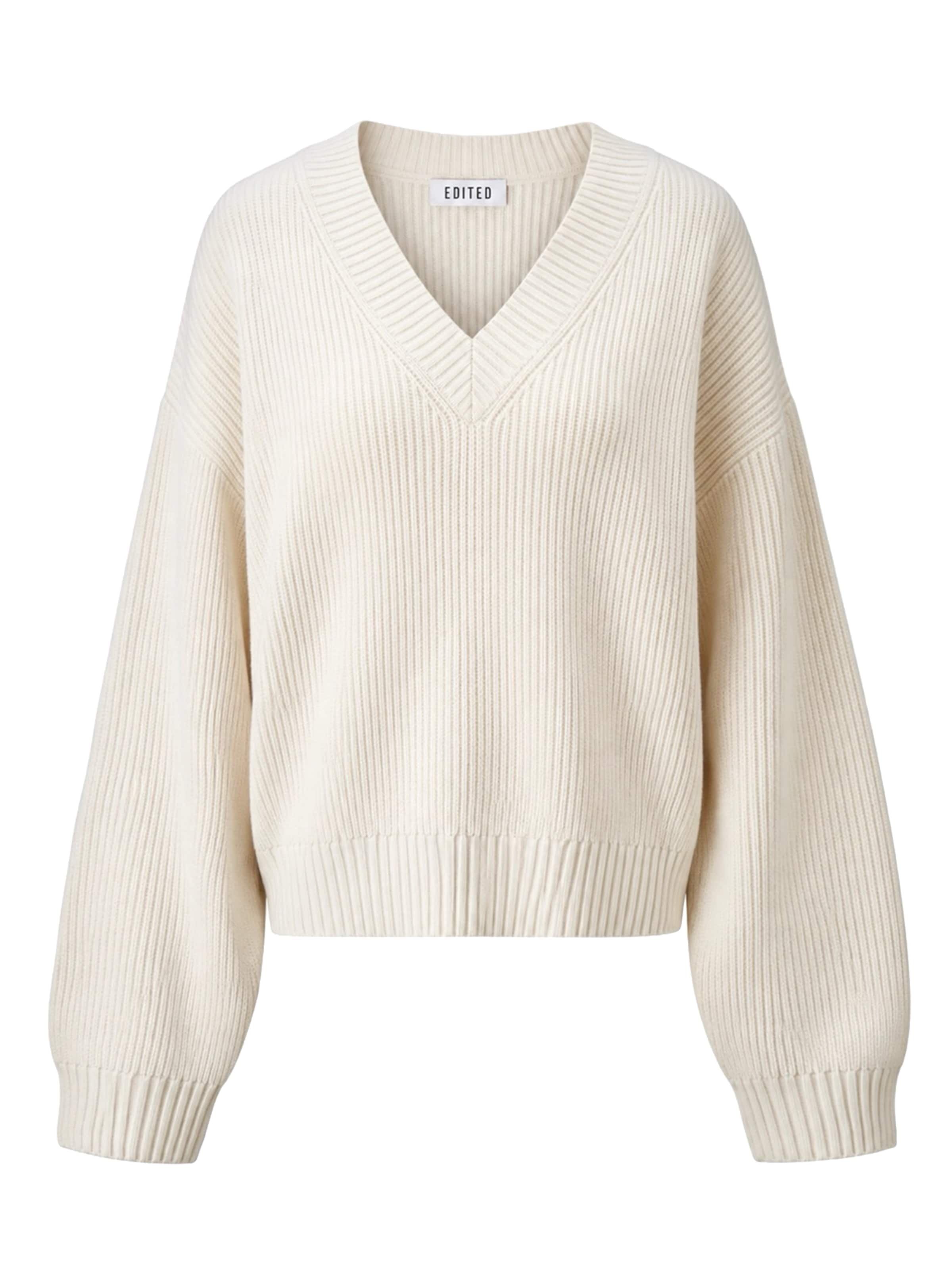 Pull-over 'Rae' EDITED en blanc : devant