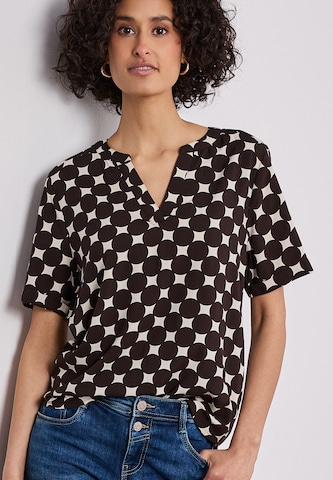 STREET ONE Blouse in Brown: front