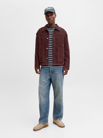 JACK & JONES Shirt 'JORNorrebro' in Blue