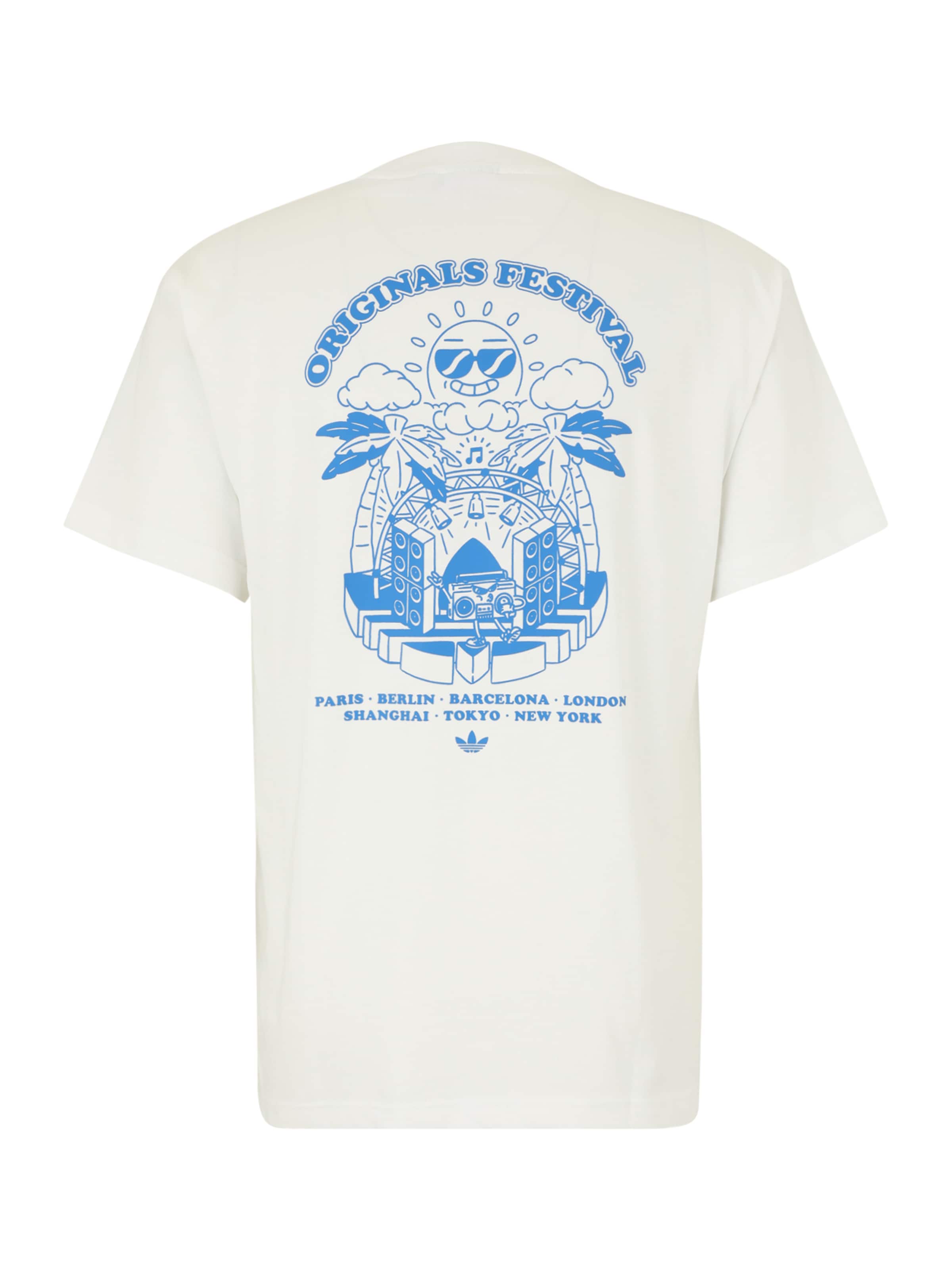 ADIDAS ORIGINALS - Camiseta 'Music Fests' en blanco