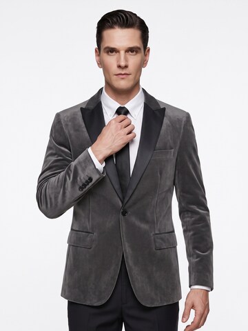 ALLTHEMEN Regular fit Suit Jacket 'Lichtung' in Grey