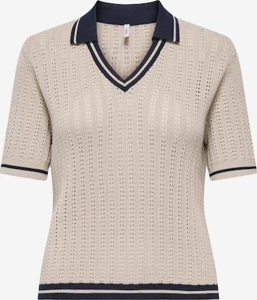 ONLY - Jersey 'ONLSporti' en beige: frente