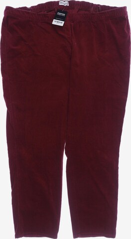 Ulla Popken Pants in 8XL in Red: front