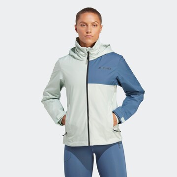 ADIDAS TERREX Outdoorjas in Groen: voorkant