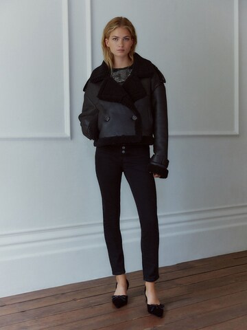 Skinny Jeans de la Next pe negru