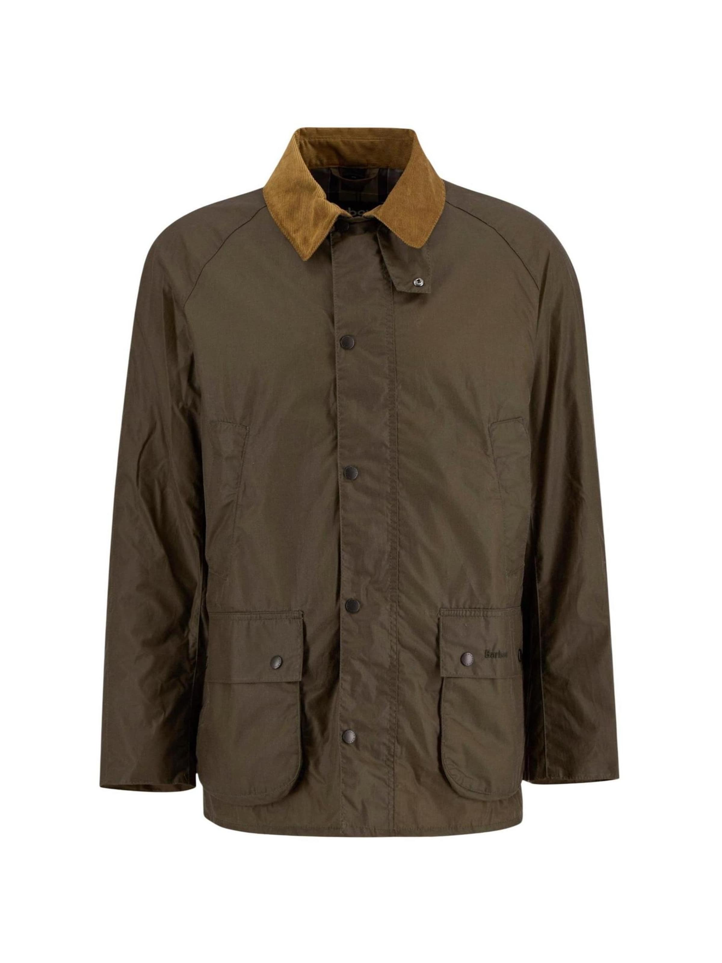 Barbour - Abrigo de entretiempo 'LIGHTWEIGHT ASHBY WAX MWX1377' en verde: frente