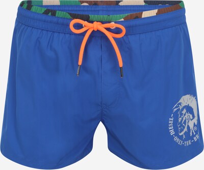 DIESEL Badeshorts in beige / royalblau / braun / dunkelorange, Produktansicht
