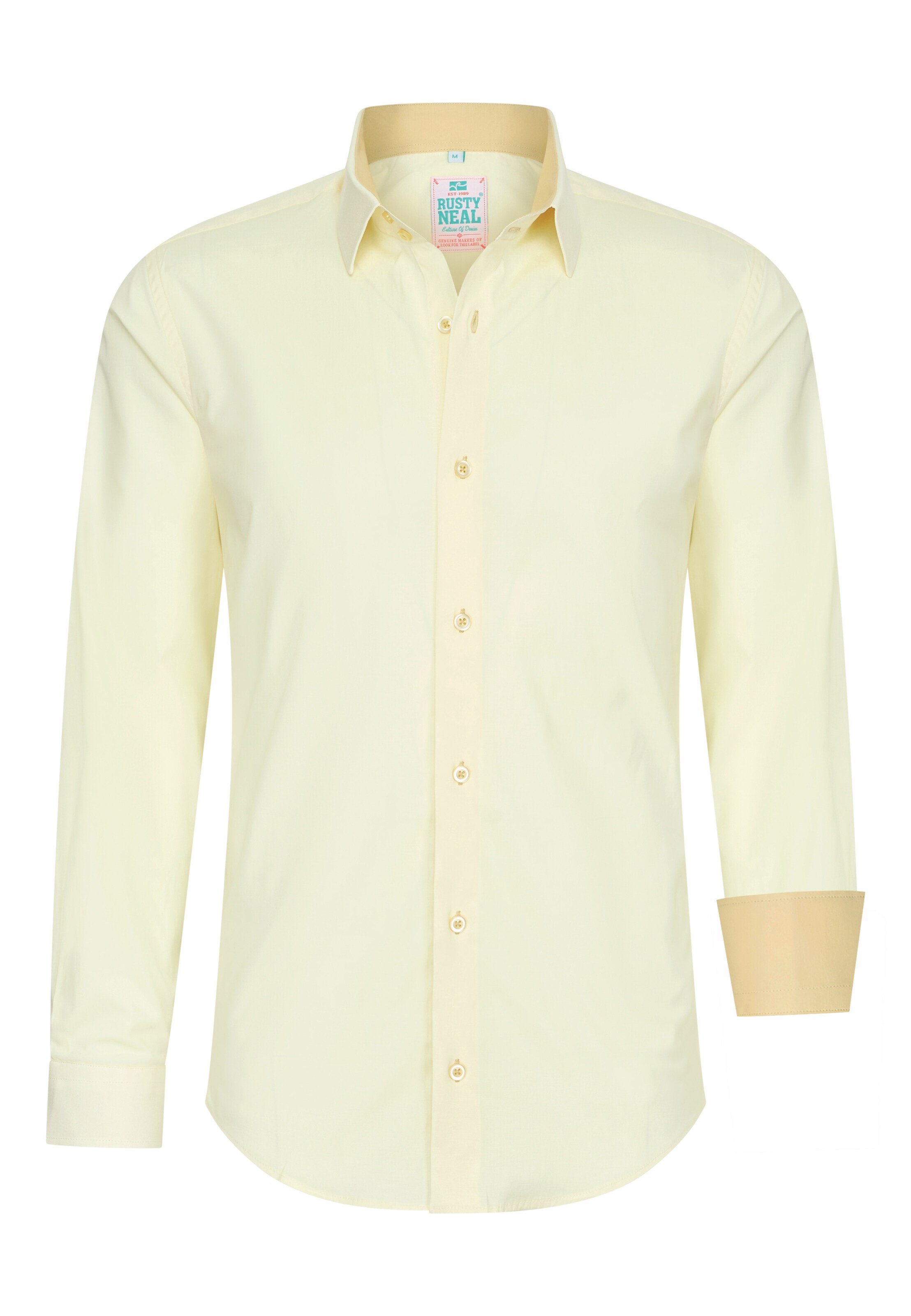 Rusty Neal Slim fit Button Up Shirt in Yellow: front