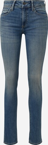 Skinny Jean 'Catie' QS en bleu : devant