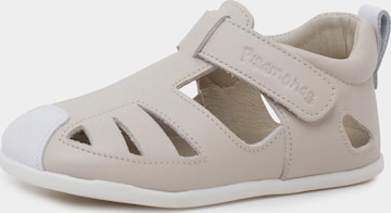 Pisamonas - Zapatos primeros pasos en blanco: frente
