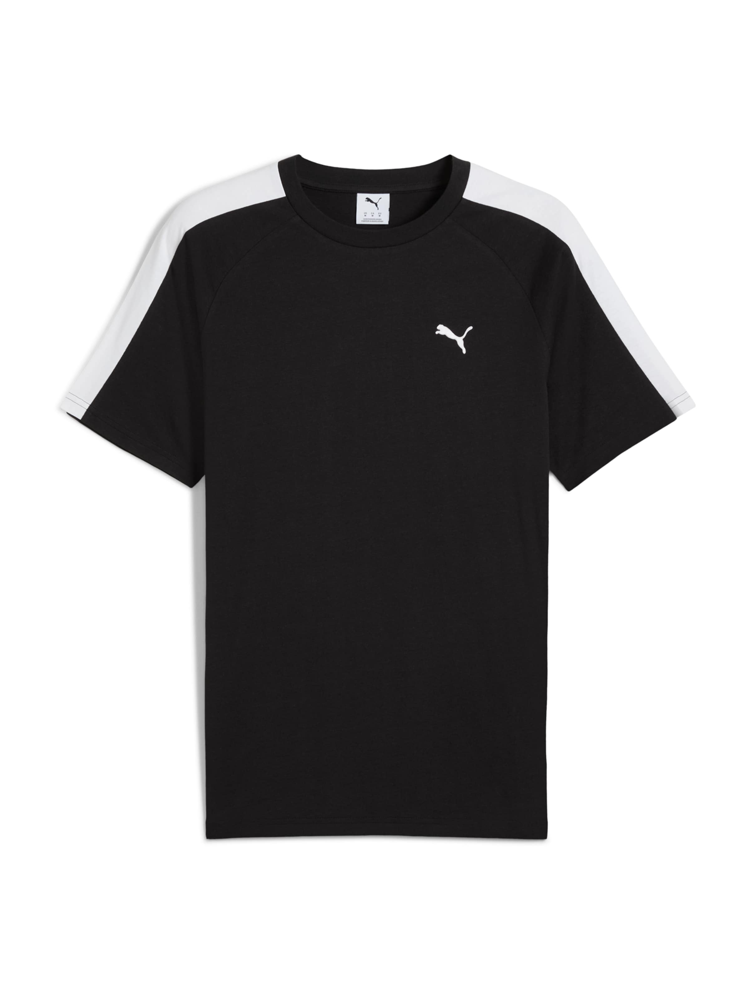 PUMA Särk 'T7', värv must: eest vaates