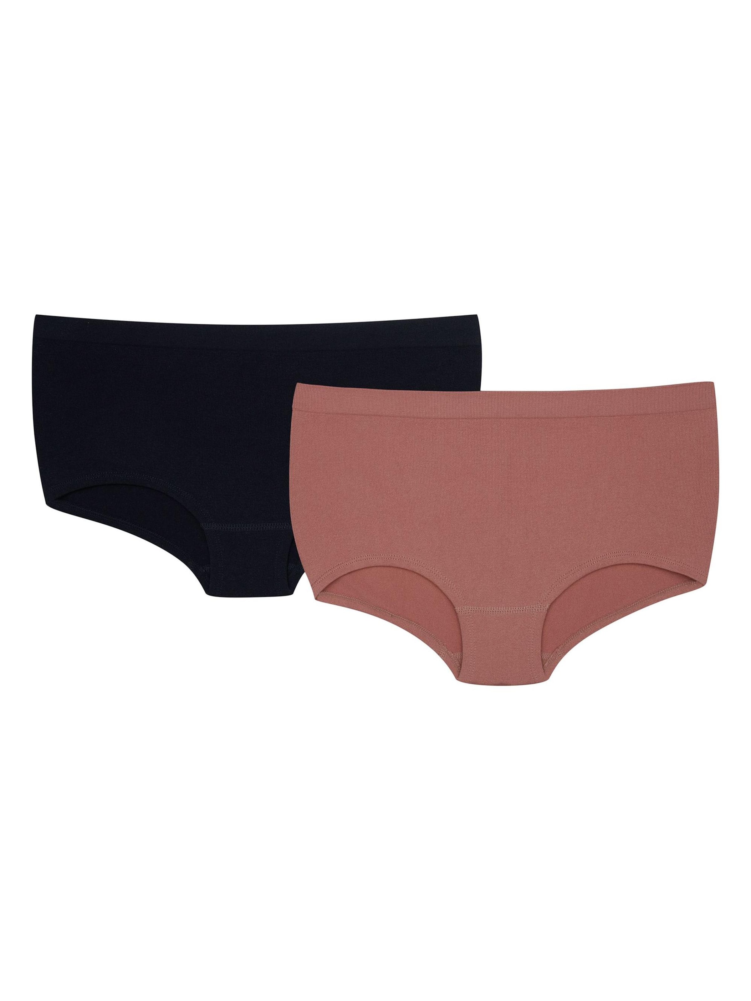 Henderson Panty 'Panties Bait im 2er Pack, hüftiger Sitz, gerippter Stoff'‌‌‌‌‌‌‌‌ in Mischfarben: Vorderseite