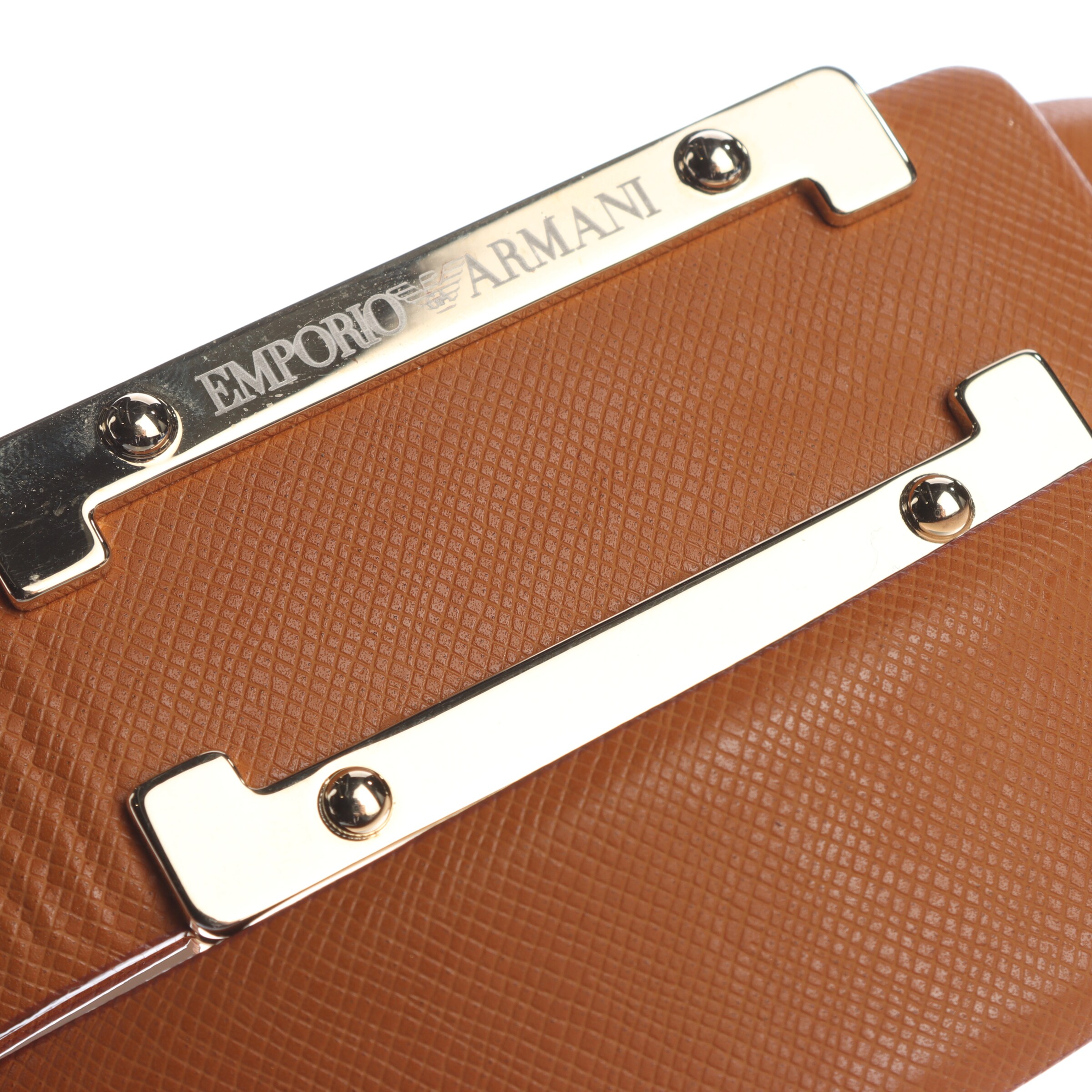 Emporio Armani Belt in XXL in Brown