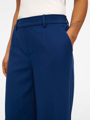 OBJECT Bő szár Élére vasalt nadrágok 'Lisa' - kék