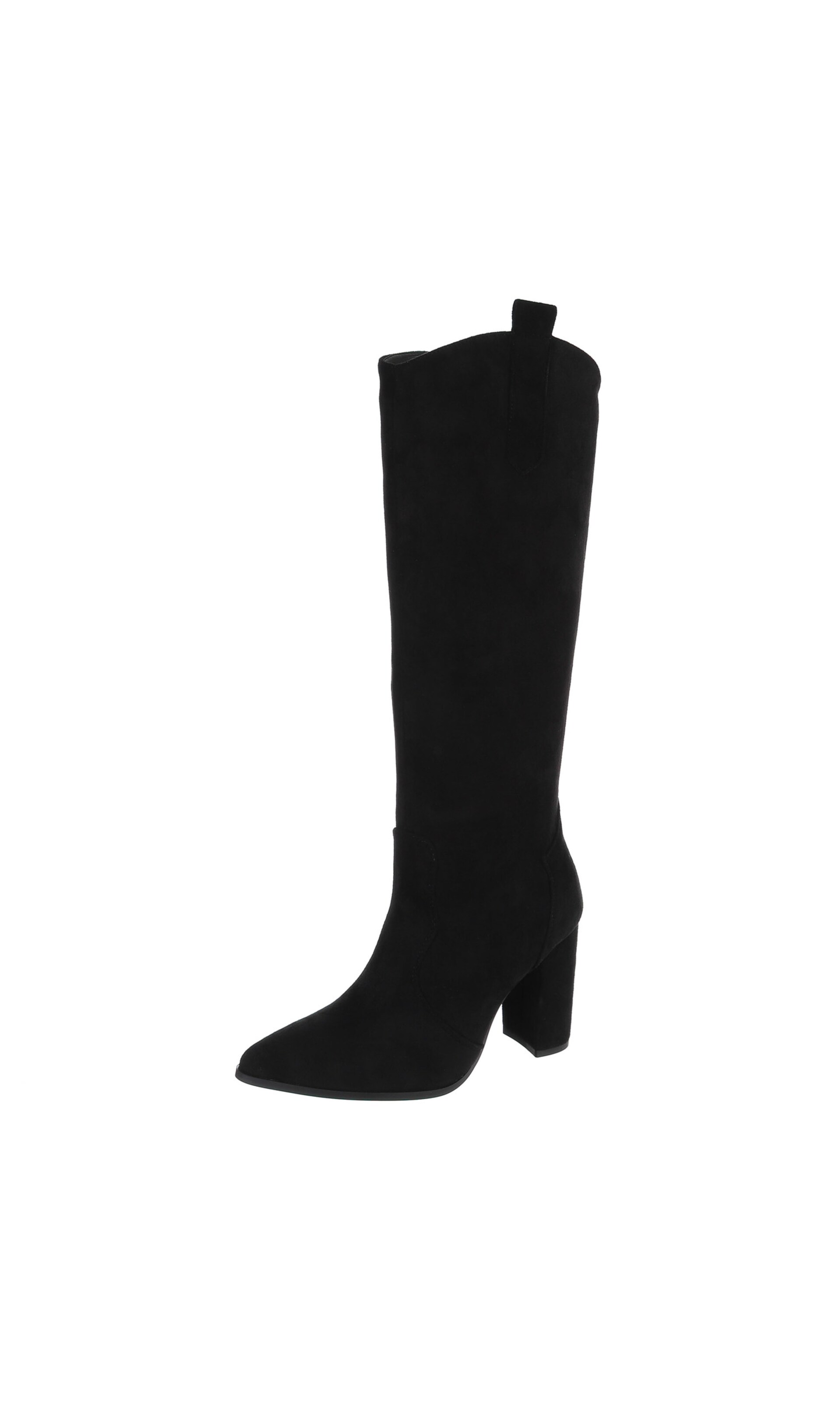 Ital-Design Boots in Black: front