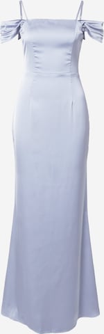 Lipsy Evening Dress in Blue: front