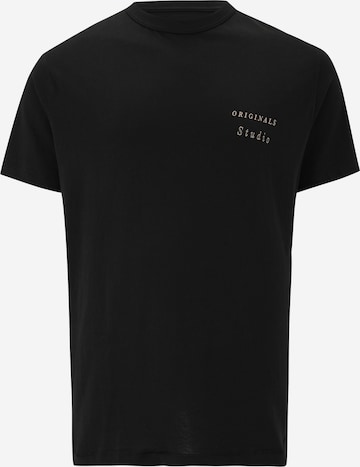 JACK & JONESMajica 'JORGRAMERCY' - crna boja: prednji dio