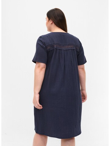 Robe d’été 'Vivu' Zizzi en bleu