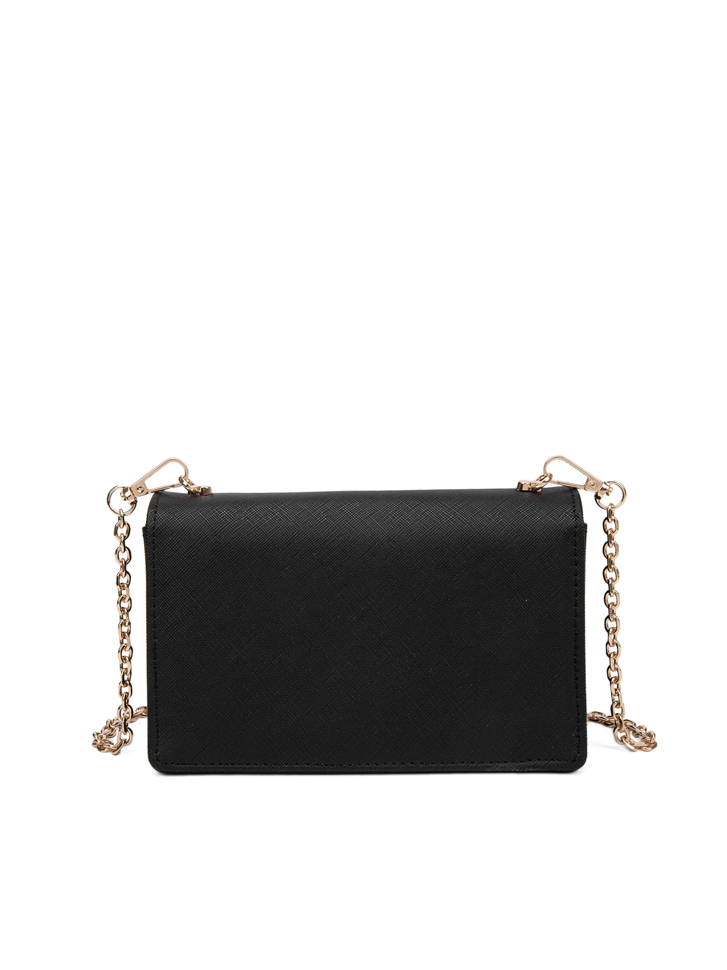 Borsa a tracolla 'Borsa a Tracolla Donna Diana&Co Poliestere Bottone Magnetico Tracolla Catena Rimovibile' di Diana&Co. in nero