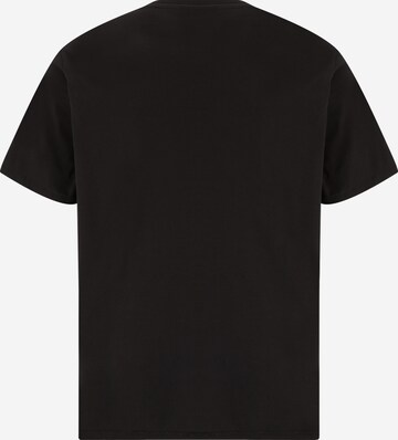 Levi's® Big & Tall - Camisa 'Relaxed Fit Tee' em preto