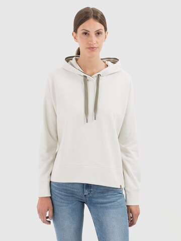 CAMEL ACTIVE Sweatshirt in Wit: voorkant