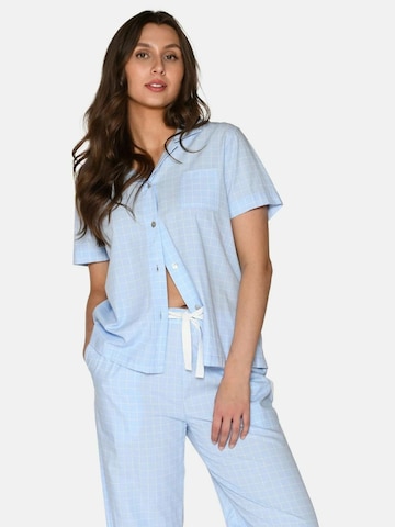 Chemise de nuit 'Amalie' CCDK Copenhagen en bleu : devant