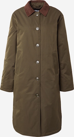 PIECES Välikausitakki 'PCJORMA' värissä tummanvihreä, Tuotenäkymä